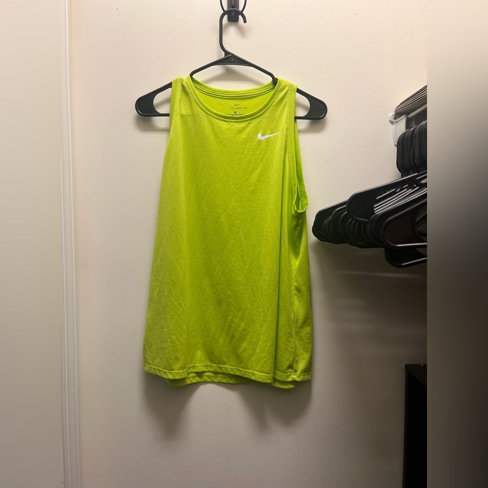 Nike Women's Bright Green Tank Top